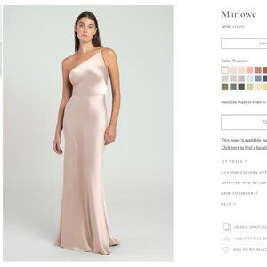 Jenny Yoo Marlowe Prosecco Size 4